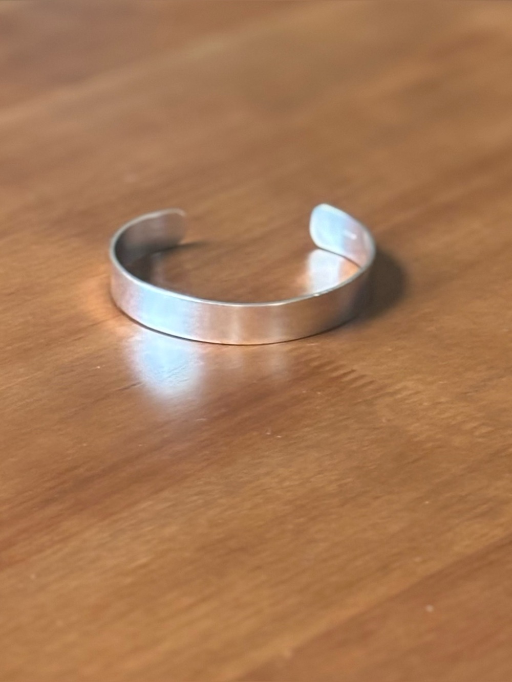Minimalist Sterling Silver Cuff Bracelet